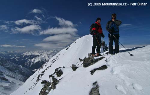 Petr a Zdeněk na vrcholu Säuleck – 3086 m