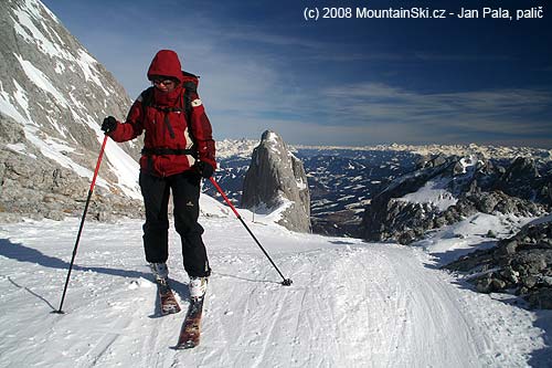 Patricie při výstupu na Hochkönig