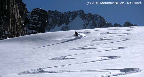 V polovici Koronského ľadovca prašan ako lusk