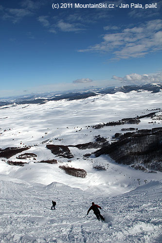 Další freeride – dolů kopcem valí Pavel