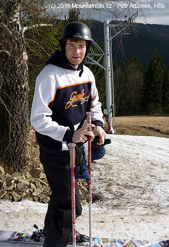 Všeťa neodložil přilbu ani na Kyčerce