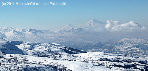 Malý a Velký Ararat v Turecku byly skoro na dosah