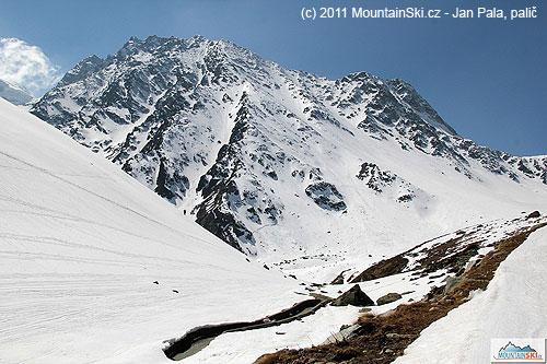 Vrchol 3391 m, swiss topo neudává jeho název