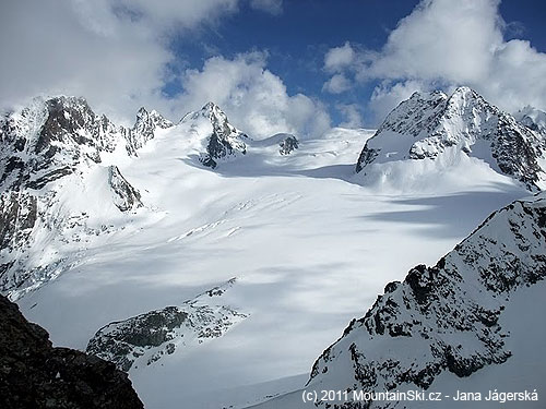 Mont Collon, L'Evêque, Petit Mont Collon – zľava