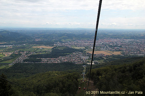 Maribor je hluboko pod námi