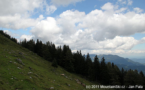 Planina Arta při výstupu na Raduhu
