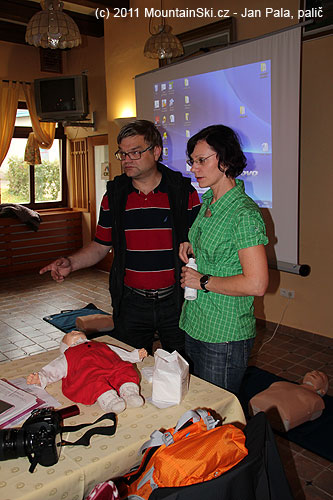 Ladislav Sieger a Jana Kubalová na začátku praktického workshopu
