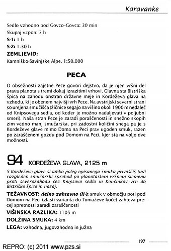 Část popisu jednoho z výletů – strana 197