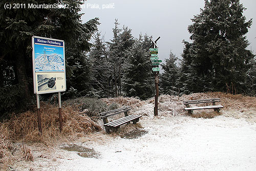 Turistické zázemí na Kleiner Fichtelbergu