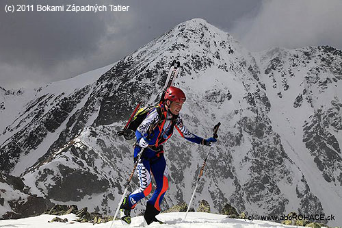 Při skialpinistických závodech Bokami Západných Tatier 2011