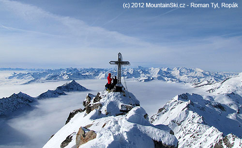 Vrcholové foto z Hochalmspitze – 3360 m