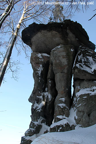 Průhledy mezi skalami