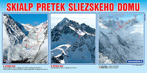 Skialp pretek Sliezskeho domu – mapka
