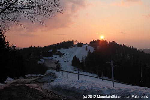 Západ slunce nad Kohútkou