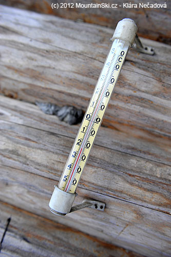 Nečekané průměrné ranní teploty –20°C