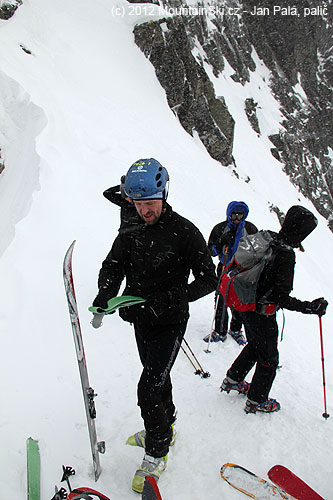 V Baraním sedle byl trochu tyfus a lehce přelidněno díky Telemark klub Slovakia