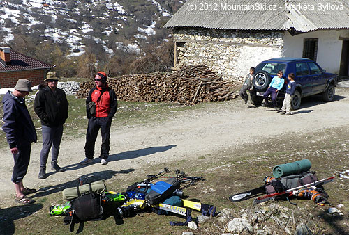 Heviskiing v pohoří Korab