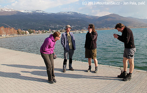 Cestou z Pelisteru jsme se stavili ve městě Ohrid patřícímu do dědictví UNESCO, mě se tam líbilo, ale této skupině ne
