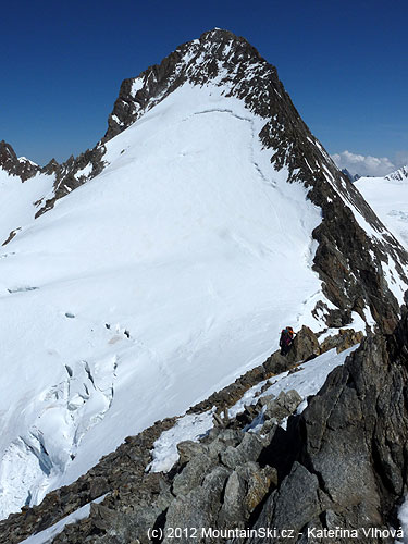 Výhled na Gross Grünhorn 4044 m