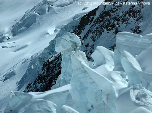 Jedna ze zastávek vlaku – Eismeer