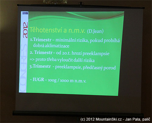 Zda a jak je možné se pohybovat ve velkých nadmořských výškách v průběhu těhotenství