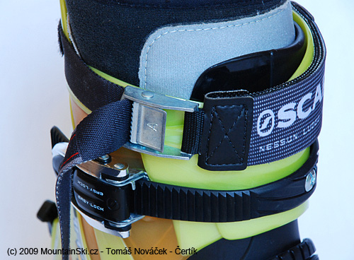 Booster na Scarpa Spirit 4 v detailu
