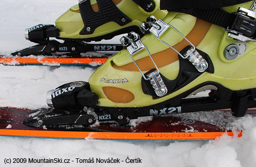 Scarpa Spirit 4 v akci s vázáním Naxo