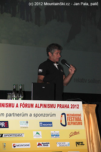 Michael Larcher přednášející