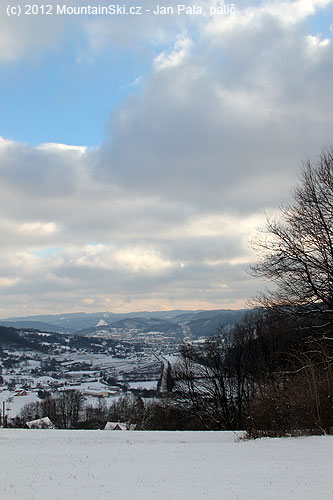 Údolí Vsetínské Bečvy se Vsetínem