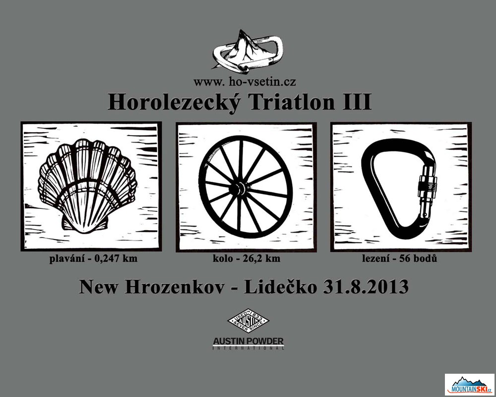Oficiální logo třetího horolezeckého triatlonu