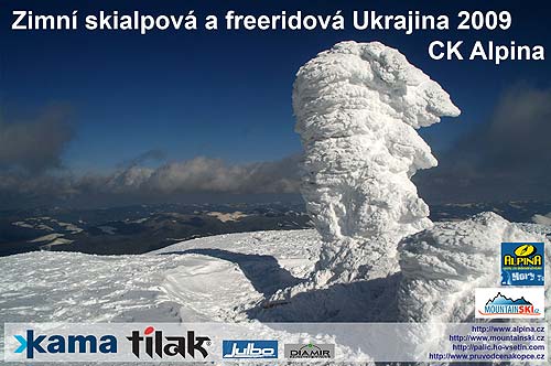 Úvodní stránka promítání o Ukrajině