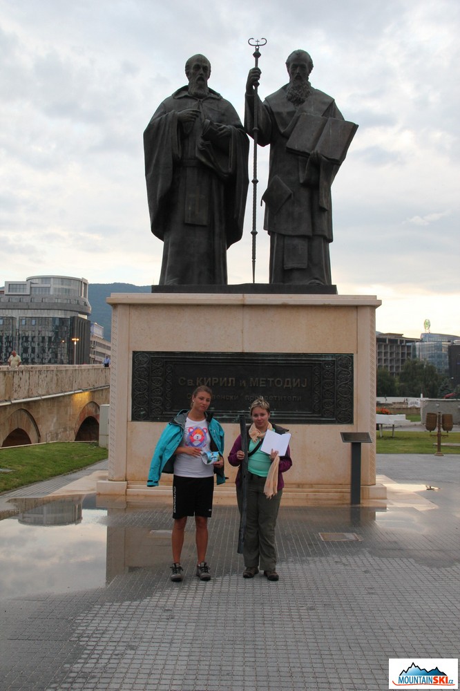 Cyril a Metoděj + Iva a Zuzka – centrum Skopje