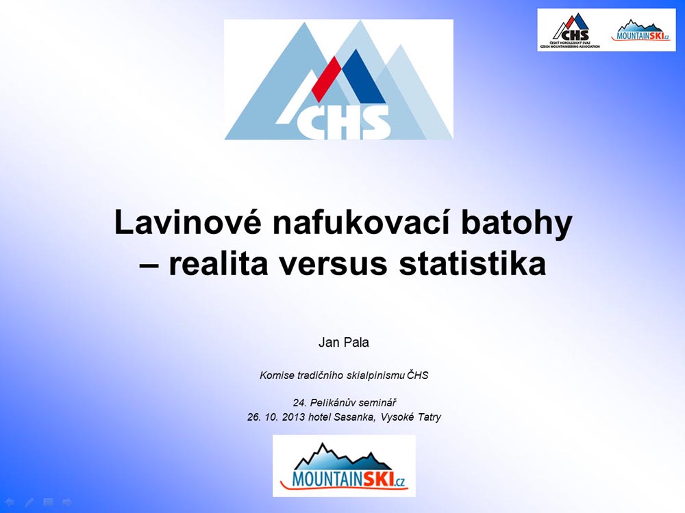 Úvod do statistiky použití lavinových batohů