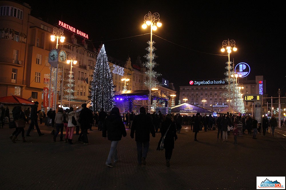 Advent u Zagrebu – hlavní náměstí