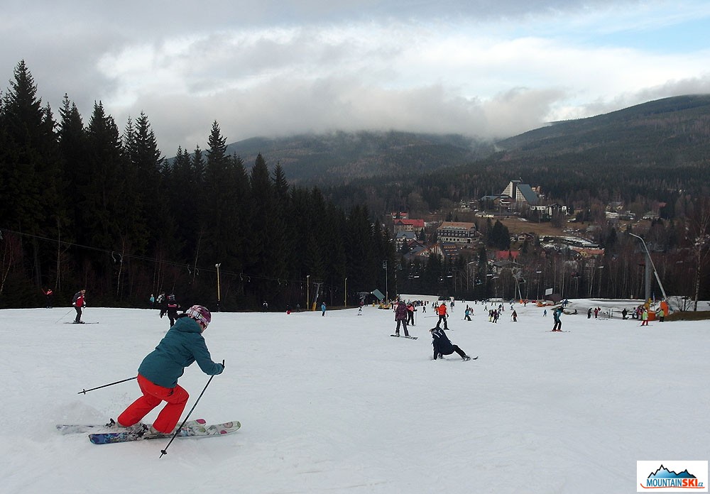 Kamčatský oblouk na harrachovské sjezdovce