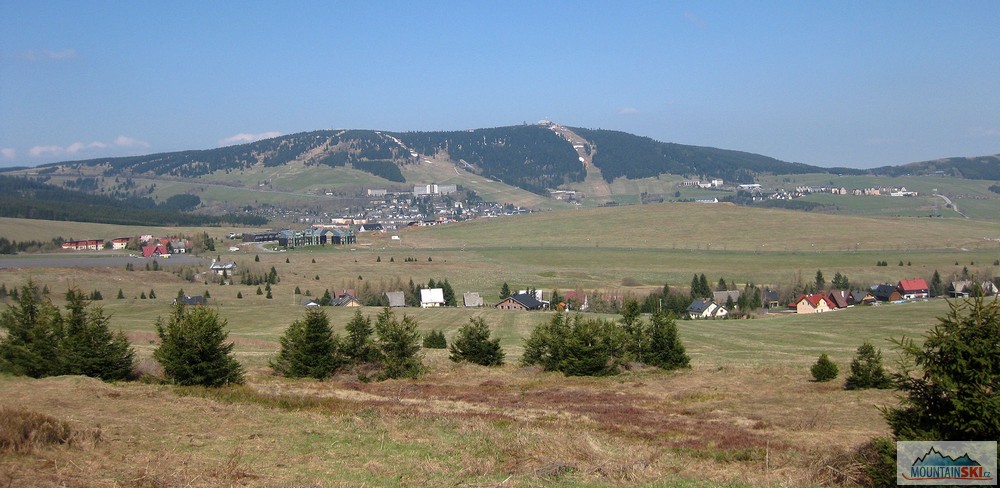 Fichtelberg bez sněhu