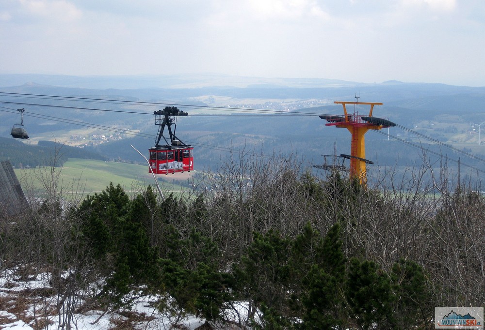 Historie versus současnost – dopravní prostředky na Fichtelberg