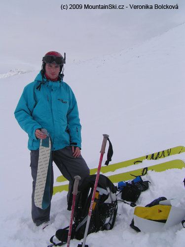 První skialpový výšlap v roce 2010