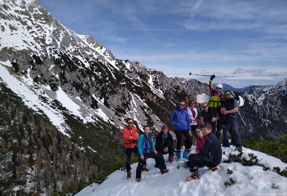 Vrcholové foto na Srednjem vrhu