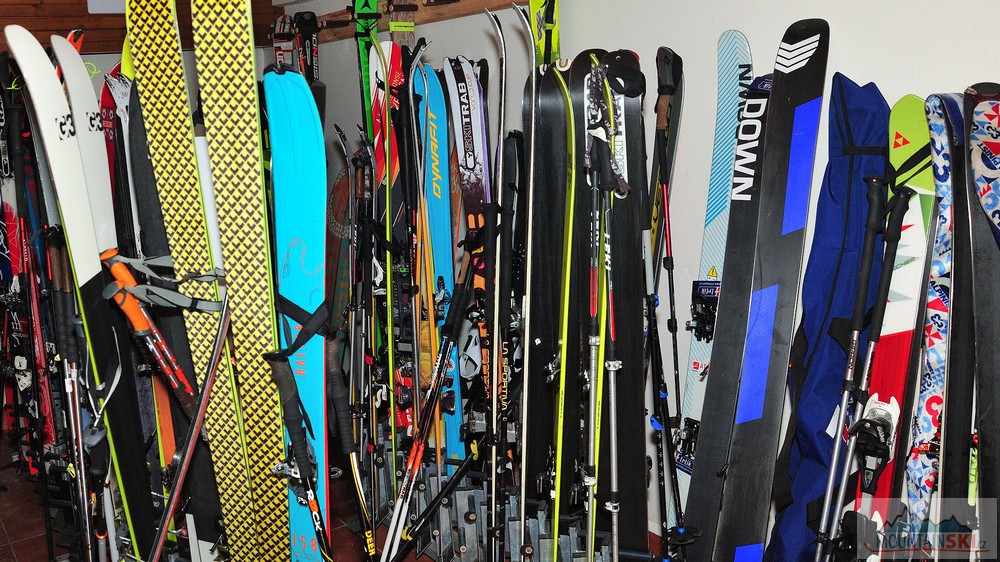 Lyžárna na Chatě Jiřího na Šeráku byla přeplněna skialpy