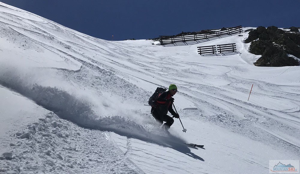 Terén pro fitness skialp nad Obergurglem