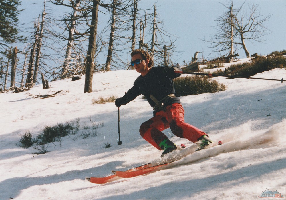 Lyžování s využitím vleku Velký sever – rok 1997