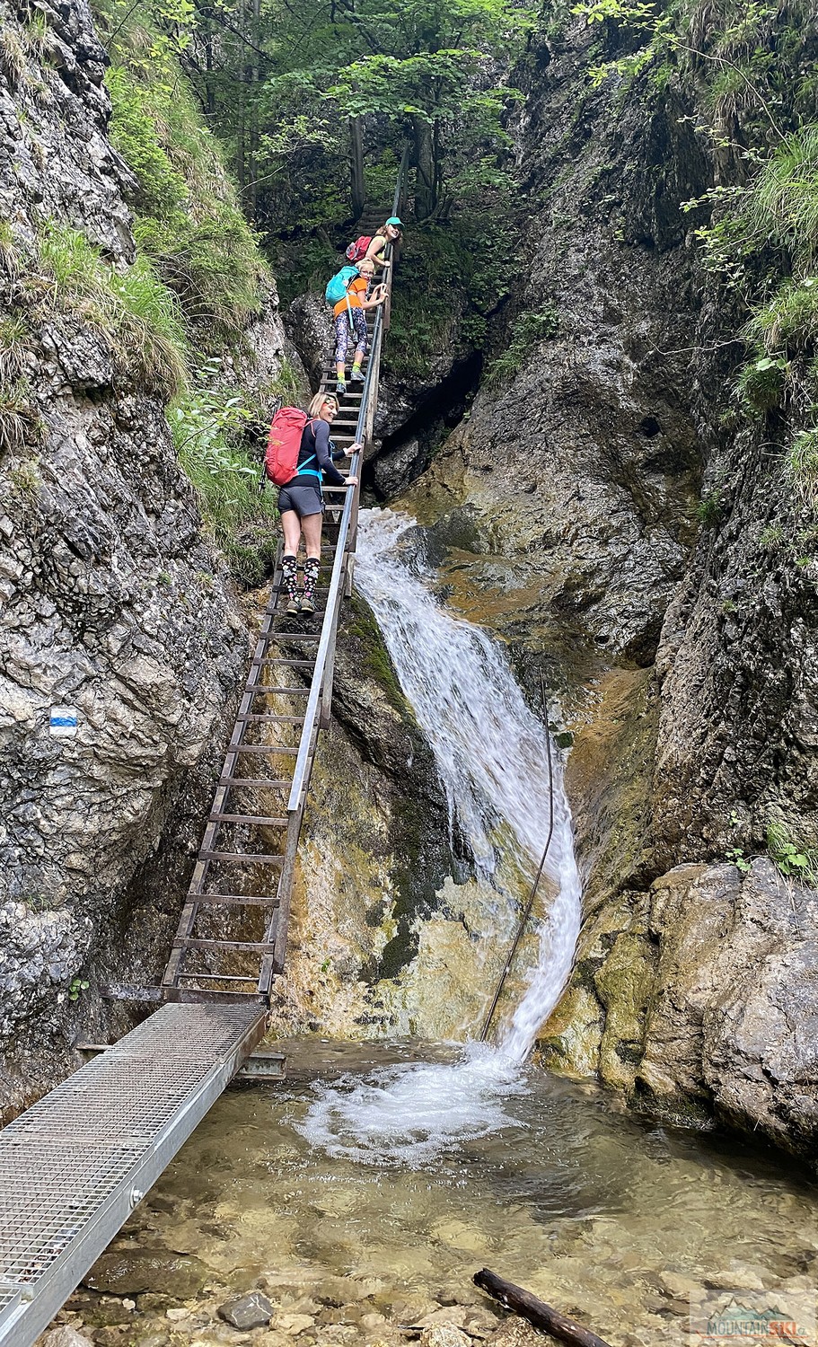 V Horných Dierách jsou parádní vodopády