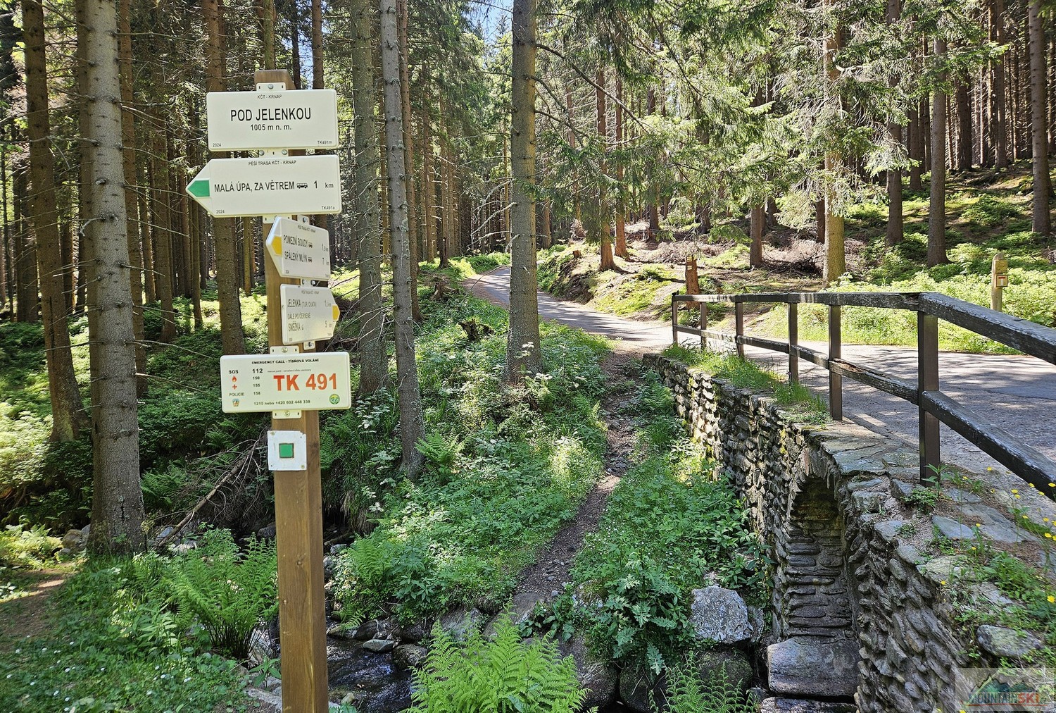Na rozcestí Pod Jelenkou