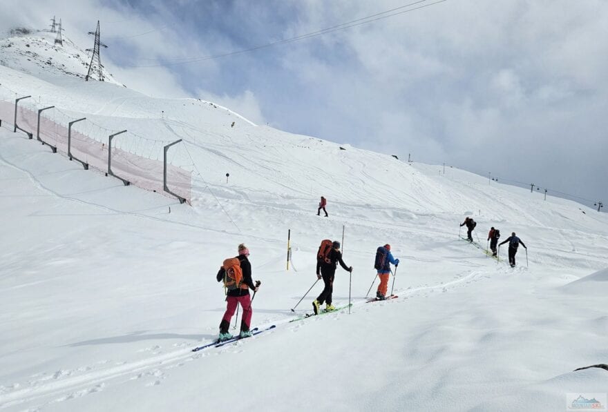 Napojení na urolbovaný pás pro fitness skialp